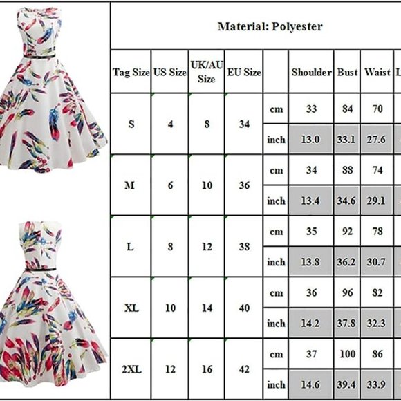 Colorful Feather Sleeveless Dress, Size Medium - Picture 11 of 13